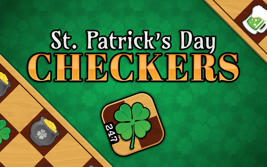 St. Patrick's Day Checkers